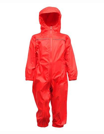 Regatta Junior Regenanzug mit Kapuze für Kinder, Classic Red 6-12 Monate, RG466