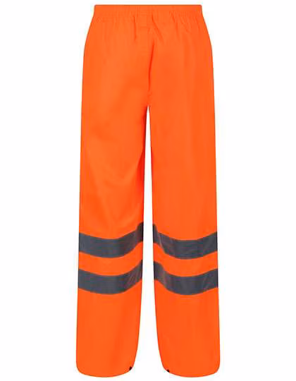 Regatta High Visibility Reflektierende Packaway-Hosen aus Polyester, Yellow L, RG498