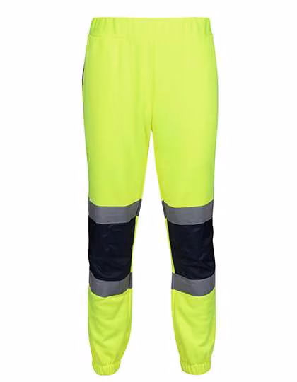 Regatta High Visibility Joggers Pro haute visibilité avec genoux Cordura, Yellow/Navy XXL, RG5030