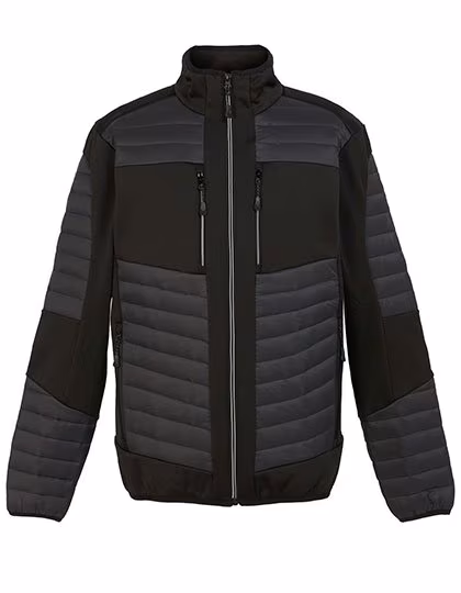 Regatta Professional E-volve Thermo Hybridjacke aus 20d-Polyamid, Ash (Heather)/Black XS, RG563