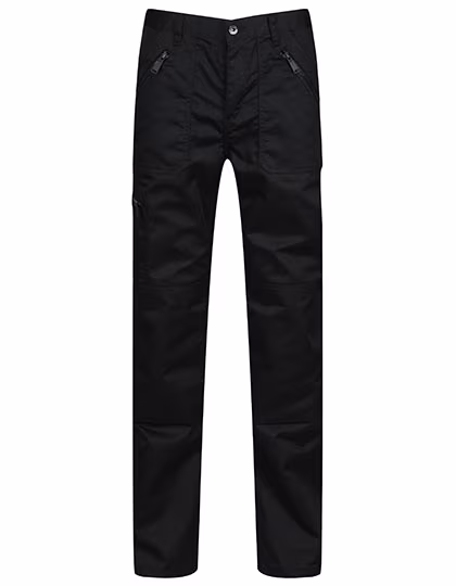 Regatta Professional Strapazierfähige Pro Action Arbeitshose, Black 28/31, RG600