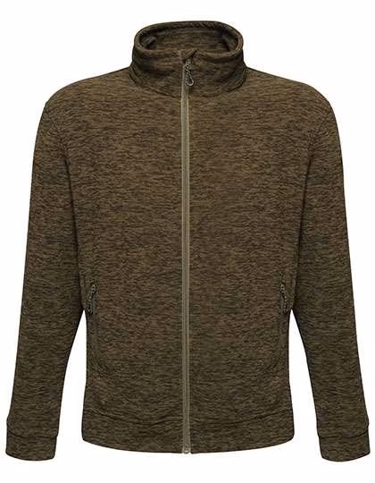 Regatta Professional Giacca in Pile Thornly con Zip da Uomo, Dark Khaki Marl S, RG6030
