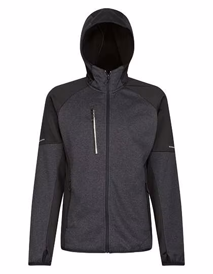 Regatta Professional Giacca in Pile ibrida con inserti Stretch, Grey Marl/Black S, RG620