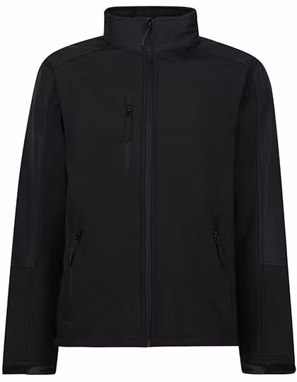 Regatta Professional Hydroforce Softshell Jacket with Ripstop Details, Black/Black M, RG650
