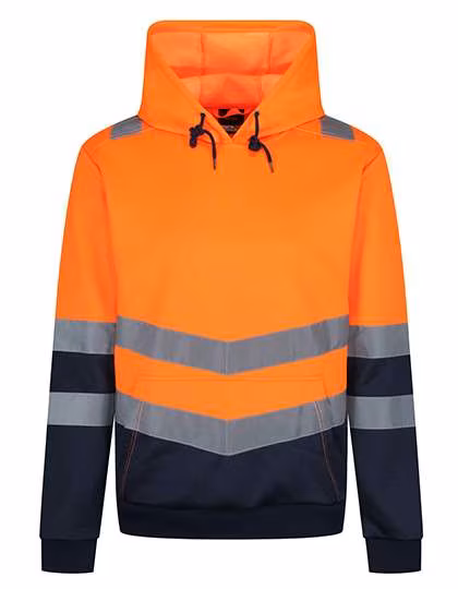Regatta High Visibility Hi-Vis Hoodie with Reflective Stripes, Yellow XXL, RG6630