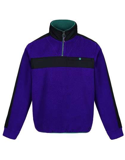 Regatta Professional Borg-Fleece Pullover mit Brusttasche, Juniper/Black S, RG6710