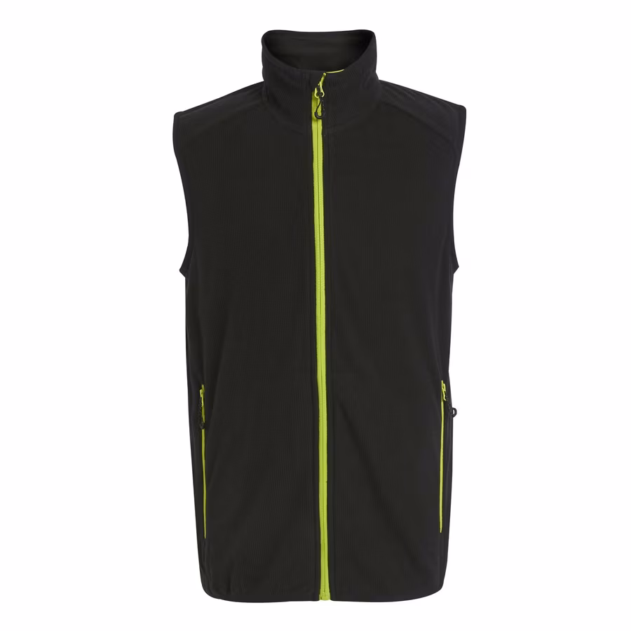 Fleece Bodywarmer mit Stretch-Einfassungen