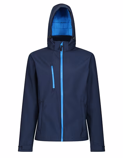 Regatta Professional Venturer 3-Layer Softshell-Jacke mit Kapuze, Navy/French Blue XXL, RG701