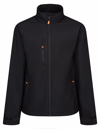 Regatta Professional Giacca Softshell riscaldata Thermogen Powercell 5000, Navy/Magma Orange L, RG739