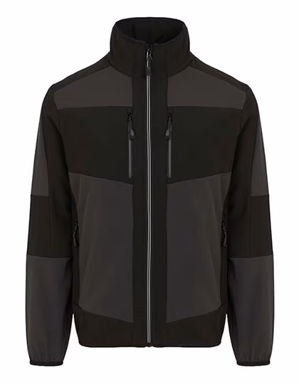 Regatta Professional E-volve 2-Layer Softshell Jacke, Ash (Heather)/Black S, RG753