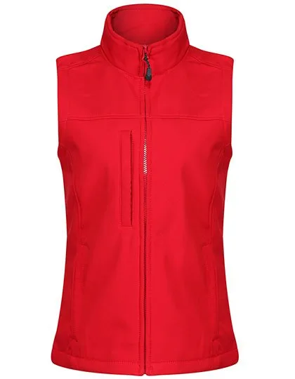 Regatta Professional Softshell Bodywarmer Flux tailliert für Damen, Classic Red/Seal Grey (Solid) 46 (20), RG790