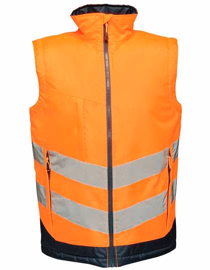 Regatta High Visibility Gilet haute visibilité avec isolation Thermo-Guard, Orange/Navy S, RG840