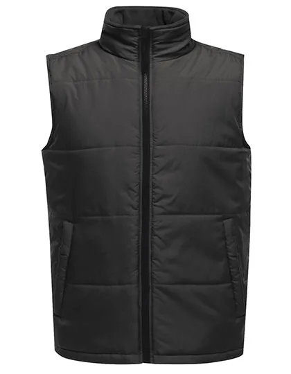 Regatta Professional Gesteppte wasserabweisende Bodywarmer mit Taschen, Seal Grey (Solid)/Black XL, RG842
