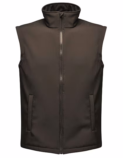 Regatta Professional Ablaze Printable Softshell Bodywarmer Schwarz, Black/Black L, RG844