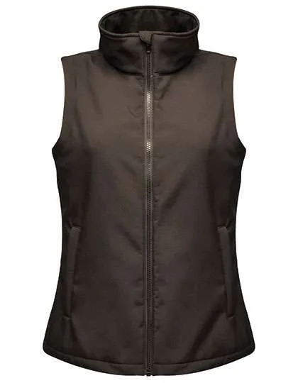Regatta Professional Softshell-Weste mit Druckoption für Damen, Black/Black 36 (10), RG845