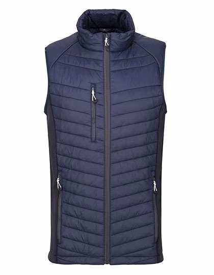 Regatta Professional Navigate Hybrid Bodywarmer mit Stretchseiten, Navy/Seal Grey M, RG894