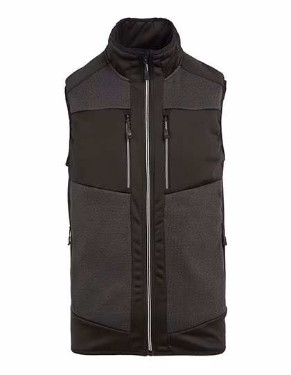 Regatta Professional Knit Effect Stretch Bodywarmer mit Taschen, Ash (Heather)/Black XS, RG914