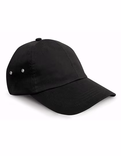 Result Headwear Plüsch-Cap mit vorgebogenem Schirm, Black Regular, RH63