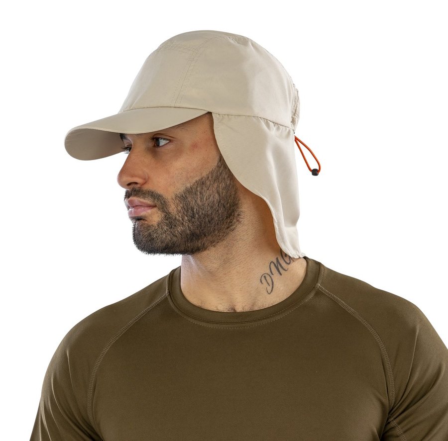 Result Headwear Legionnaires Cap mit elastischem Kordelzug, Desert Khaki One Size, RH69