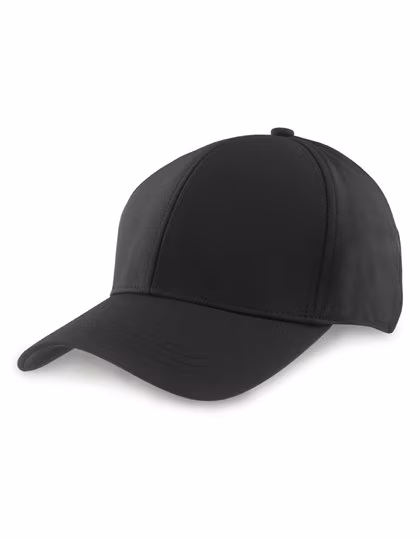 Result Headwear Tech Performance Soft Shell Cap schwarz, Black One Size, RH73