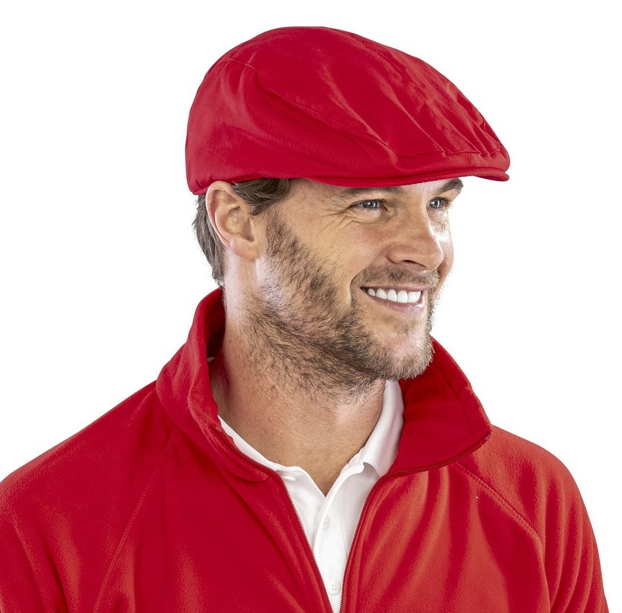Result Headwear Gatsby Cap aus Fischgrät-Baumwolle, Navy L, RH77
