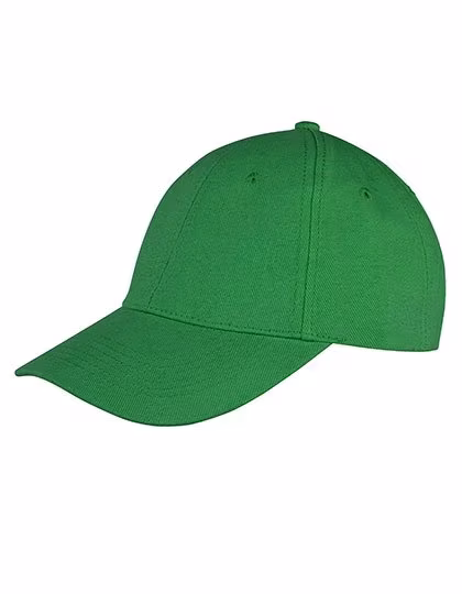 Result Headwear Memphis Brushed Cotton Cap, Emerald Green One Size, RH81