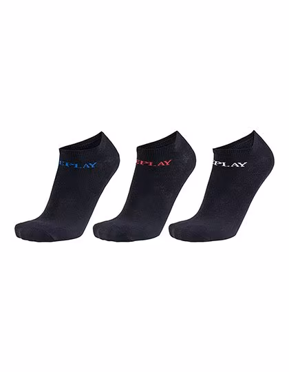 Replay In Liner Socken 3er Set, Black 35/38, RP100628