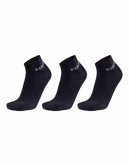 Replay Niedrigsocken im 3er-Pack, Black/Castlerock 35/38, RP100629
