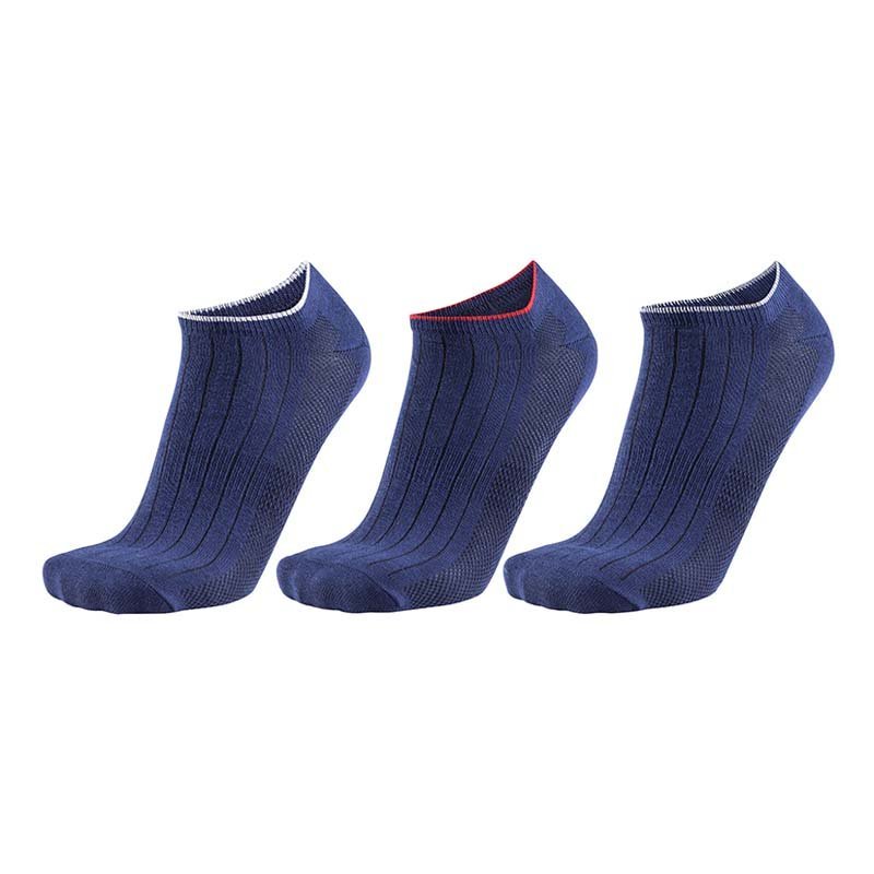 Replay Ultraleichte In Liner Socken 3er-Pack, Black/Grey 35/38, RP100631