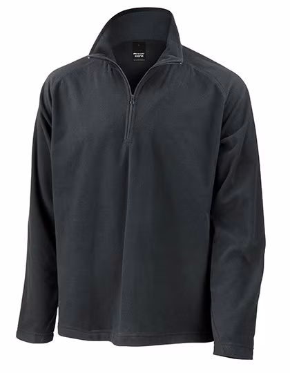 Result Core Pull en microfibre polaire avec demi-fermeture éclair, Charcoal S, RT112X