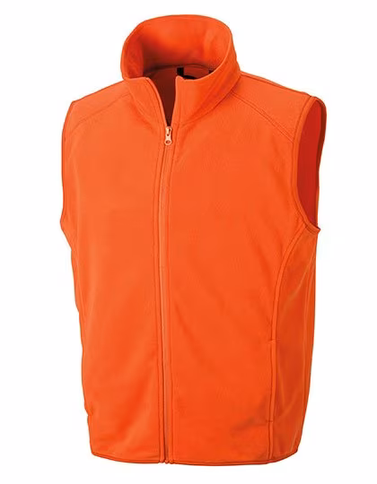 Result Core Gilet en microfibre polaire avec finition anti-bouloche, Orange 3XL, RT1160