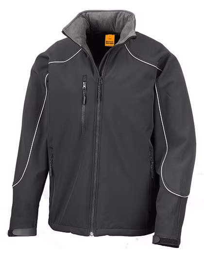Result Work-Guard Waterproof Softshell Jacket with Hood, Navy/Navy S, RT118