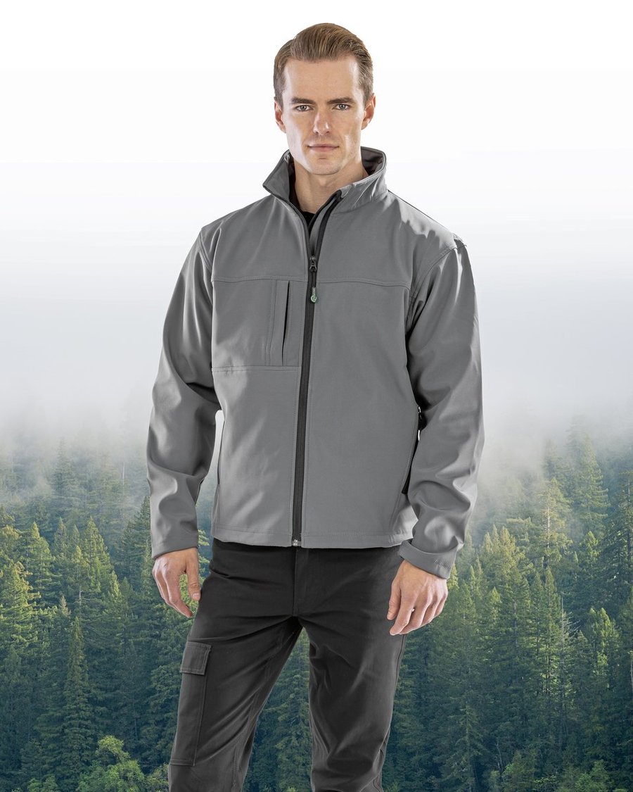 Result Klassische Softshell-Jacke mit Microfleece, Black S, RT121