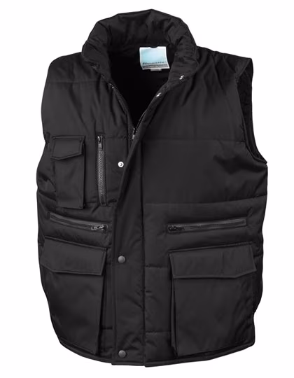 Result Work-Guard Lance Ripstop Bodywarmer mit Windschutz, Red L, RT127