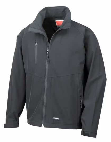 Result Softshell-Jacke mit 2-Wege-Stretch, Black XXL, RT128M