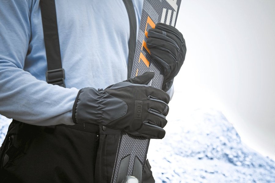 Result Winter Essentials Wasserdichte Sporthandschuhe mit Handgelenkschutz, Black/Black S, RT134X