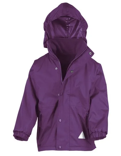 Result Wendejacke mit Antipilling-Fleece für Kinder, Purple/Purple L (9-10), RT160J