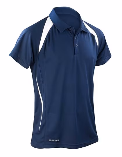 SPIRO Atmungsaktives Polo mit COOL-DRY® Material, Navy/White M, RT177M