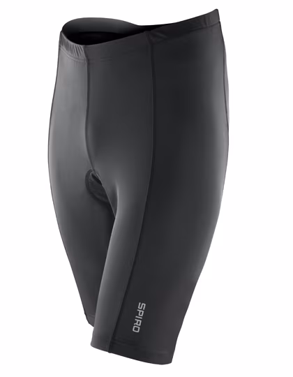 SPIRO Padded Bikewear Shorts mit Polster für Herren, Black S, RT187M