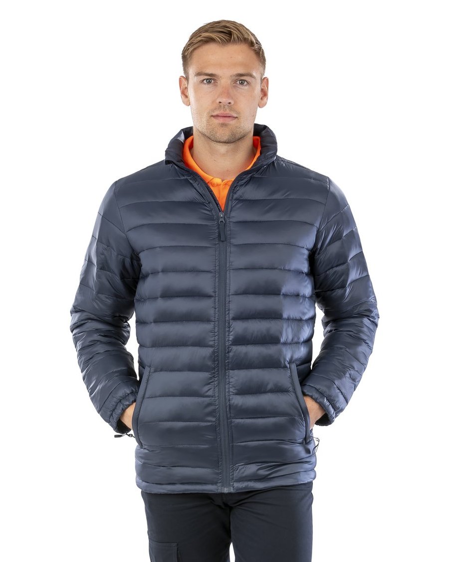 Result Winterjacke Ice Bird mit Füllung für Herren, Black S, RT192