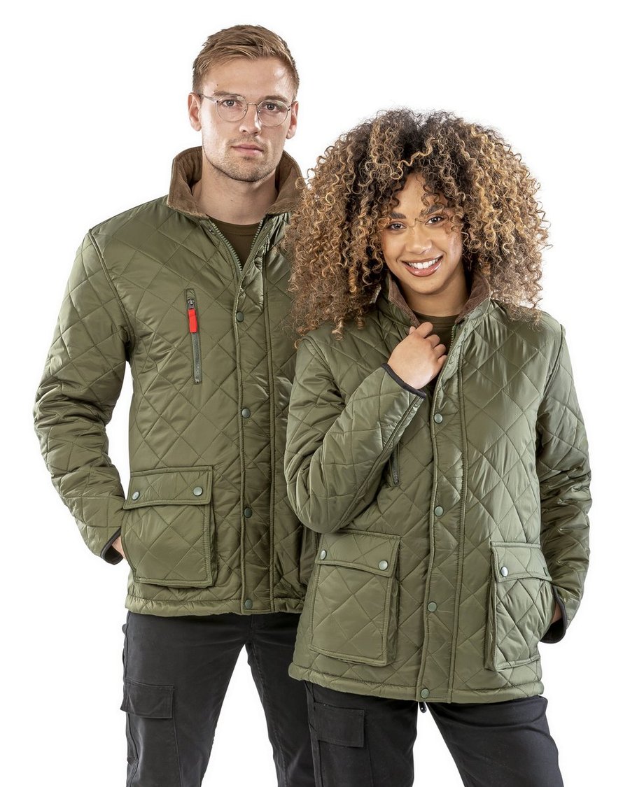 Result Cheltenham Gold Veste avec doublure polaire, Olive Green XXL, RT196