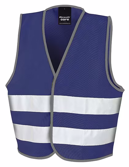 Result Safe-Guard Junior Sicherheitsweste mit reflektierenden Streifen, Navy S (4-6), RT200J