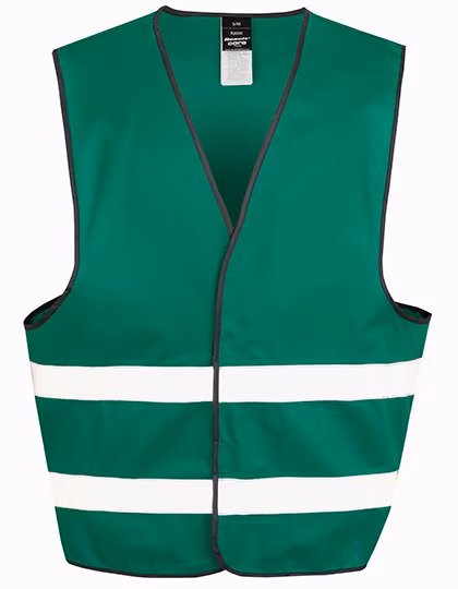 Result Safe-Guard Reflektierende Sicherheitsweste mit Klettverschluss, Paramedic Green L/XL, RT200XEV