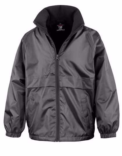 Result Core Veste en microfibre polaire avec capuche et réflecteur, Black 3XL, RT203