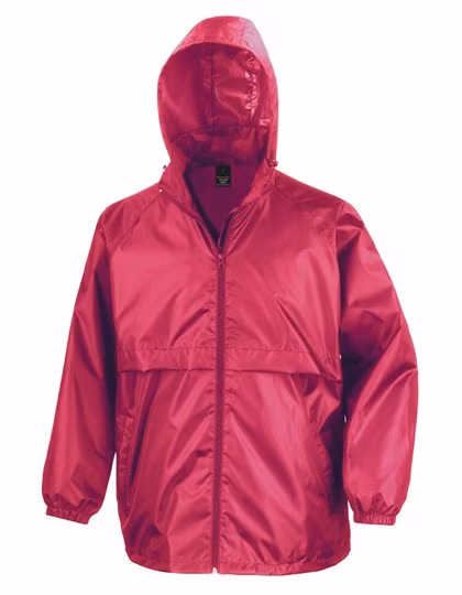 Result Core Leichte Windjacke mit versteckter Kapuze, Hot Pink XL, RT204