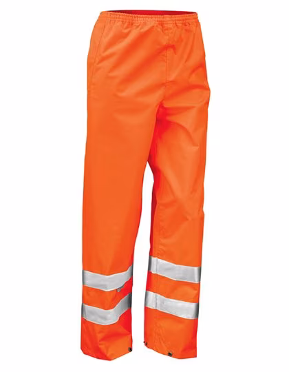 Result Safe-Guard Fluoreszierende Sicherheits-Hochsichtbarkeitshose, Fluorescent Orange XXL, RT22
