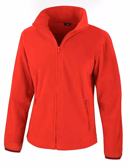 Result Core Norse Fleece Jacket with Slim-Fit for Women, Flame Red L, RT220F