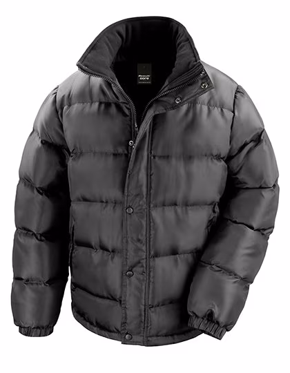 Result Core Giacca imbottita Nova Lux con Cappuccio, Navy XL, RT222