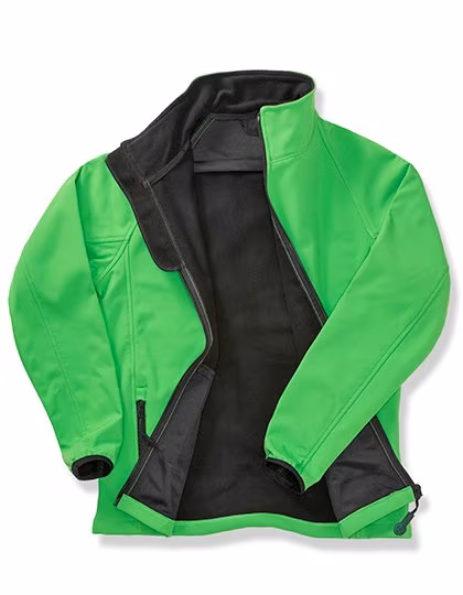 Result Core Softshell-Jacke mit Microfleece-Futter für Damen, Vivid Green/Black S, RT231F