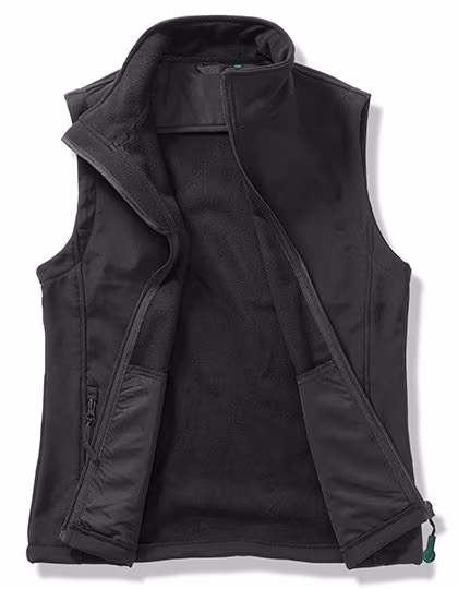 Result Core Women´s Printable Soft Shell Bodywarmer Yellow/Black XS (RT232F), RT232F